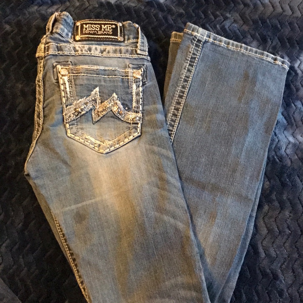 Sequin Bootcut Miss Me Jeans